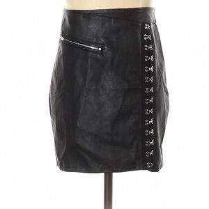 NWT One Way Faux Leather Skirt